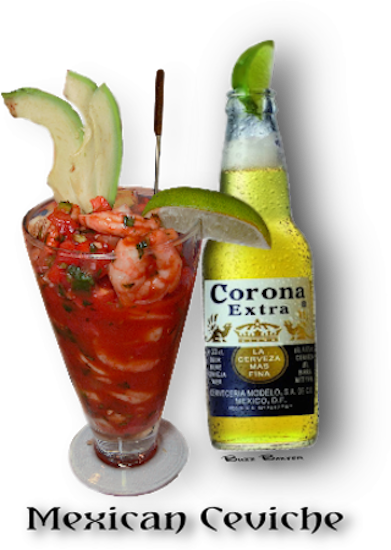 Mexican Ceviche And Beer My Recollection Of A Ceviche - Ceviche De Zihuatanejo (391x550), Png Download