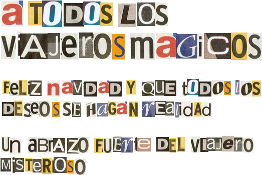 Viajero Misterioso - Feliz Navidad - Number (560x774), Png Download