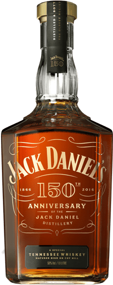Jack Daniel Distillery 150th Anniversary Whiskey - Jack Daniel's 150th Anniversary Limited Edition (480x650), Png Download