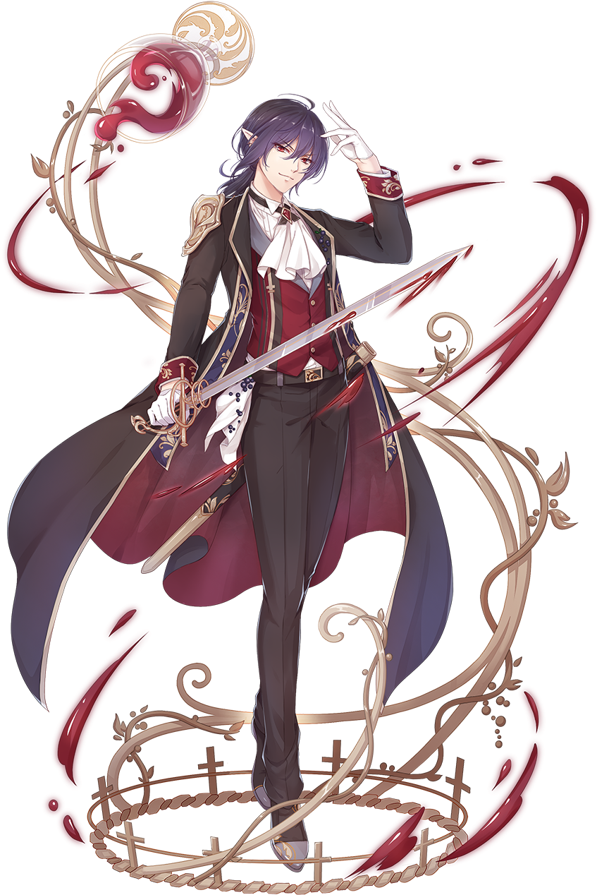 Ascended-red Wine - Food Fantasy Steak And Red Wine (1002x1334), Png Download