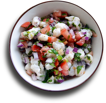 Ceviche - Salsa Picante Ceviche (398x390), Png Download