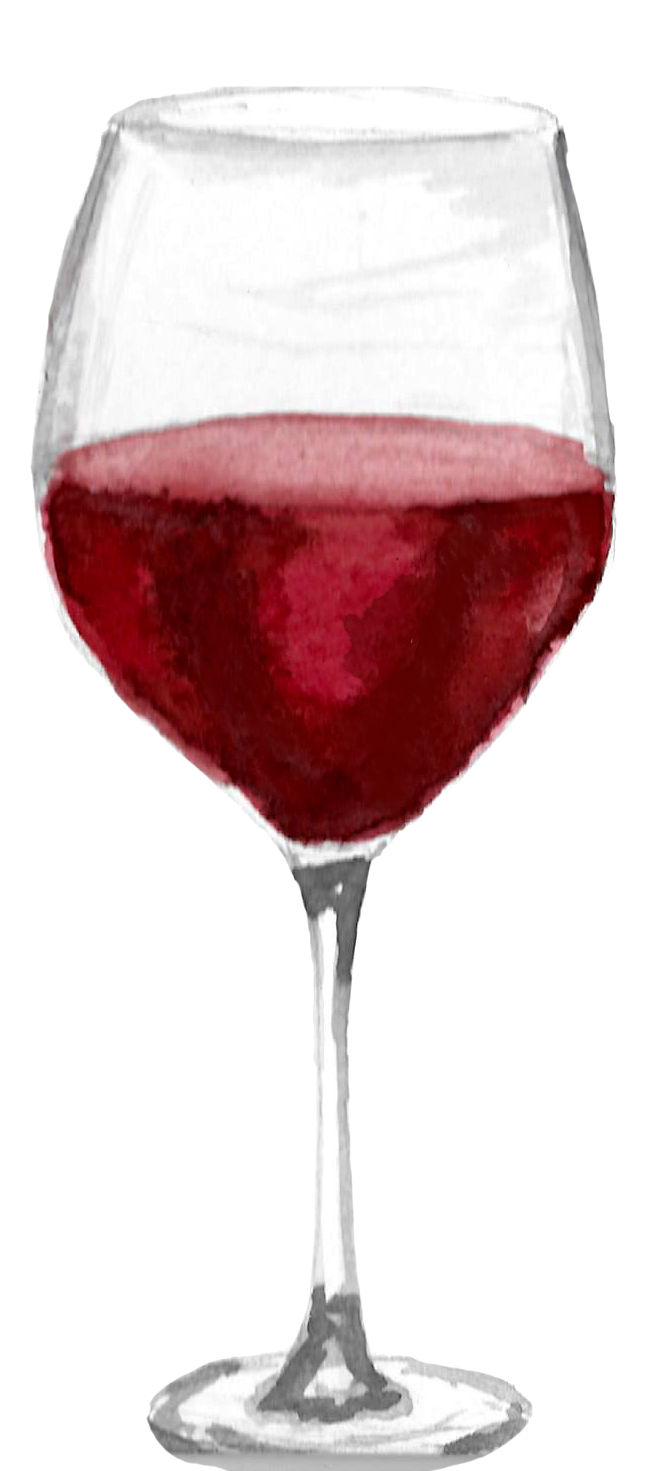 Red Wine - Champagne Stemware (715x1470), Png Download