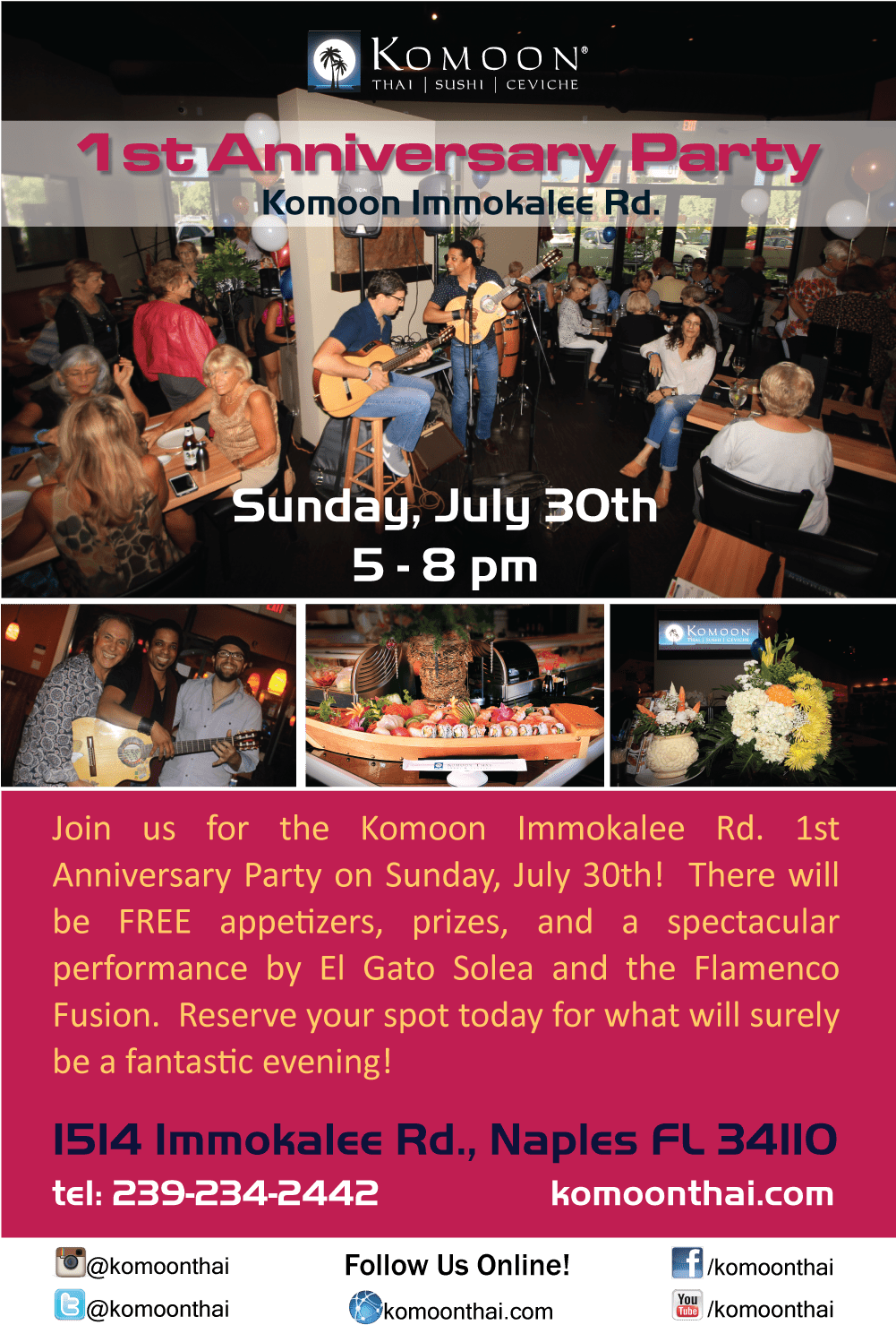 Join Us For The Komoon Immokalee Rd - Online Advertising (1000x1500), Png Download