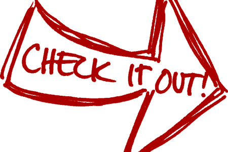 Stuff To Do Before The End Of The Semester - Check It Out Arrow (450x300), Png Download