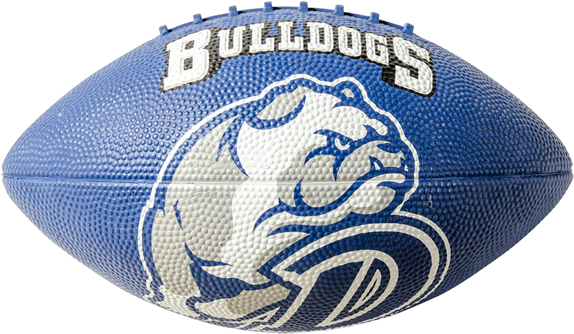 Custom Rubber Camp Football - Fanmats Ncaa Drake University Basketball Mat (900x900), Png Download