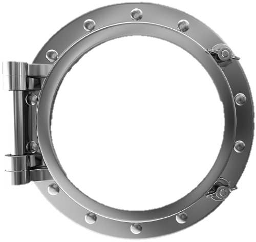 Space Portholes (500x472), Png Download