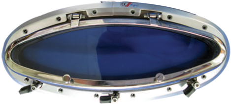 Area 1 Stainless Steel Portholes - Porthole (480x480), Png Download