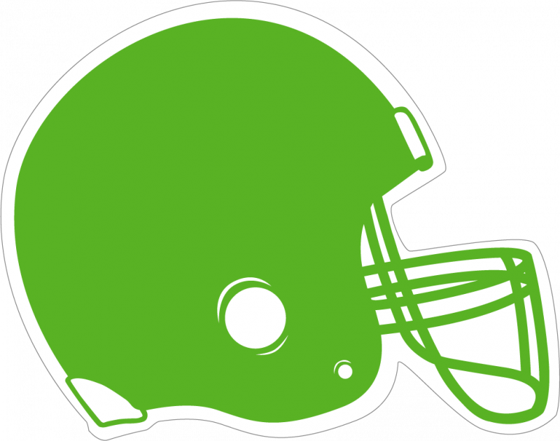 American Football Helmets Atlanta Falcons Clip Art - Dark Green Football Helmet (800x630), Png Download