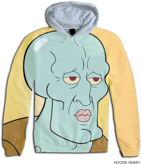 Beautiful Squidward Dancing Download - Handsome Squidward (500x613), Png Download
