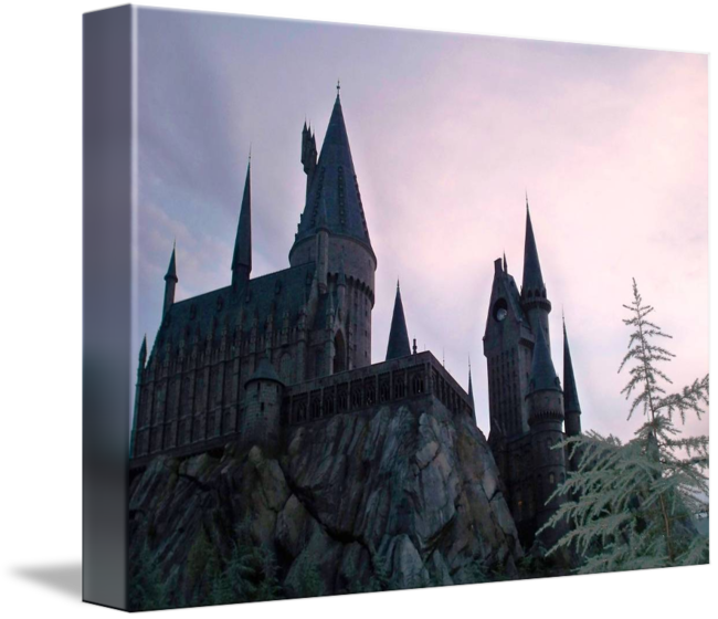 Hogwarts Castle Png Vector Library - Islands Of Adventure (650x560), Png Download