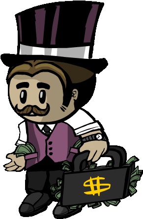 Monty Moneybags Jr - Monty Moneybags Jr Town Of Salem (345x479), Png Download