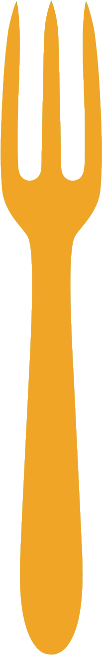Farm To Celebrating Local Food Farms Year - Orange Fork Png (390x1350), Png Download