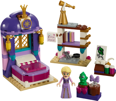 Lego 41156 Disney Rapunzel's Castle Bedroom - Lego Disney Sets (600x450), Png Download