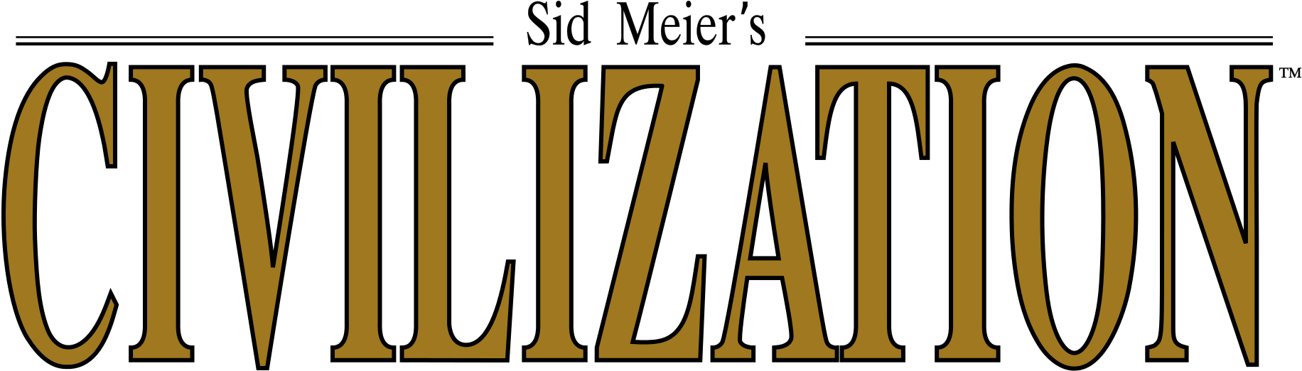 Civilization Logo - Sid Meier's Civilization Logo (2000x654), Png Download
