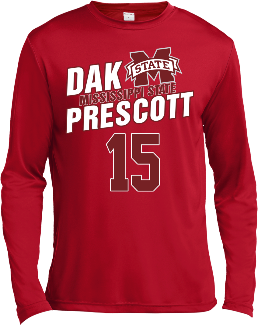 Dak Prescott Mississippi State Shirt - Born On 14 August (1155x1155), Png Download
