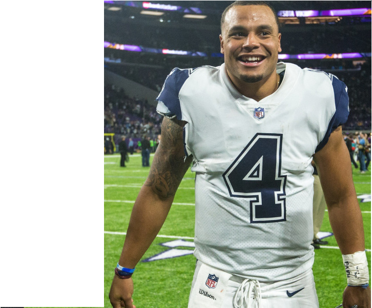 Dak Prescott - Matt Ryan Vs Dak Prescott (1000x600), Png Download