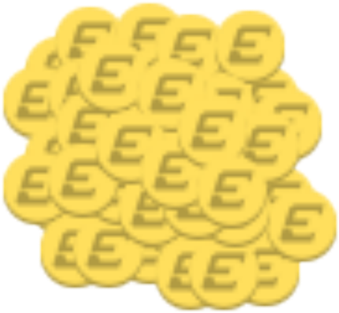 Gold Pile 6 - Illustration (420x420), Png Download