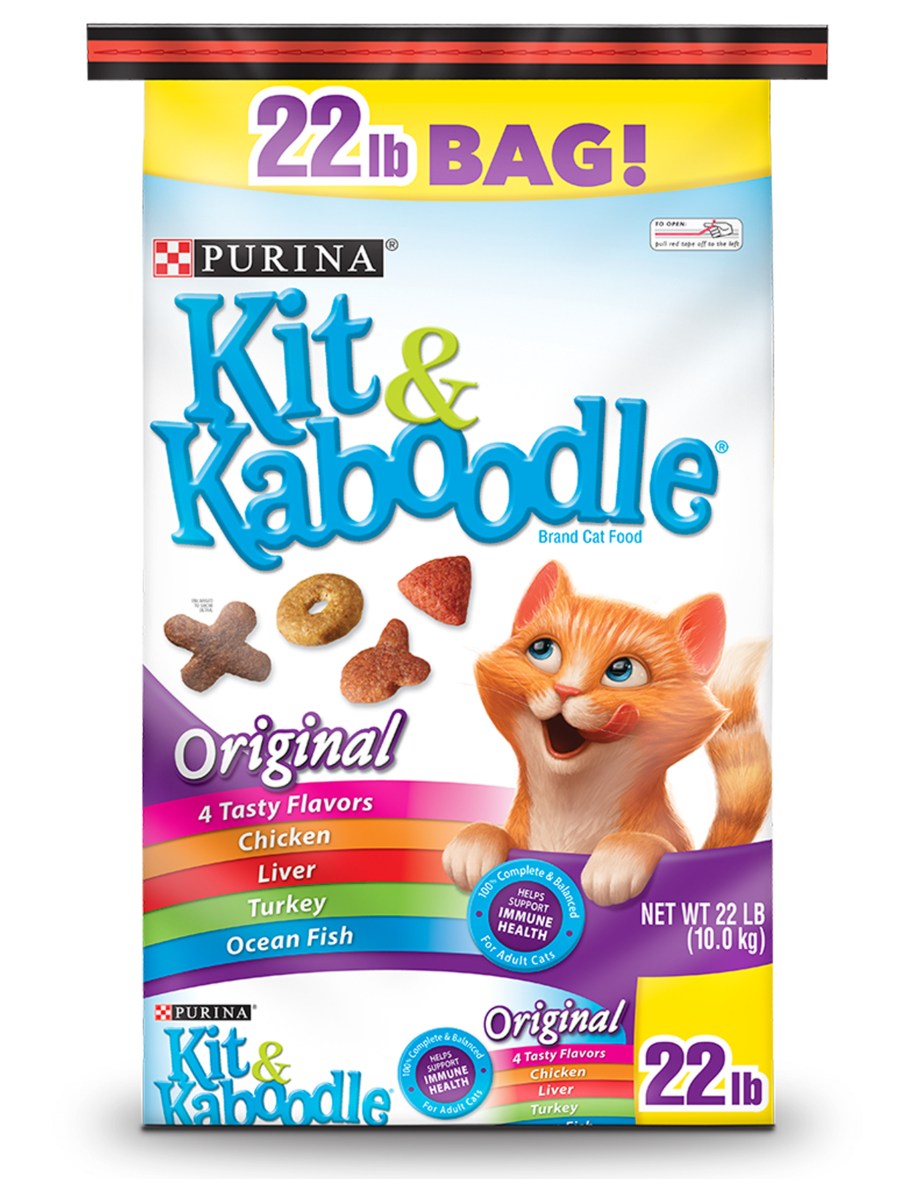 Purina Kit & Kaboodle Original Adult Dry Cat Food, - Kit And Kaboodle Cat Food (2400x2400), Png Download