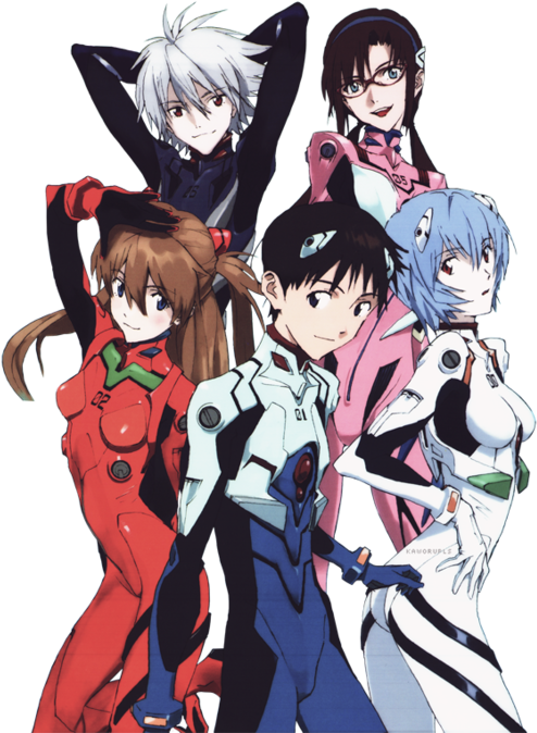 Where's Anno, ぽいふる - Shinji Ikari X Rei Ayanami (500x678), Png Download