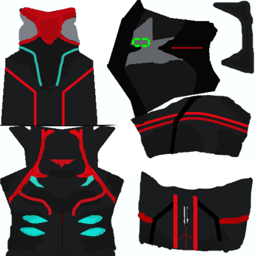 Eyes - Http - //i - Imgur - Com/s7jsg6m > Please Support - Attack On Titan Skin Costume (503x501), Png Download