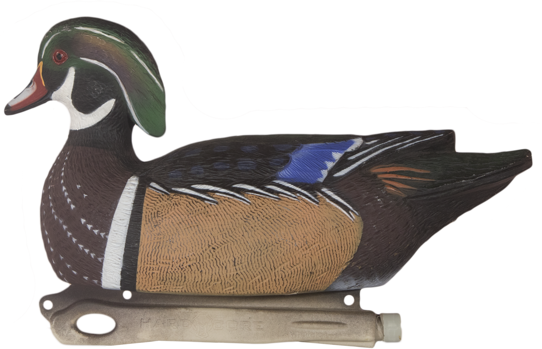Rugged Wood Duck Drake Left Side (1800x1800), Png Download