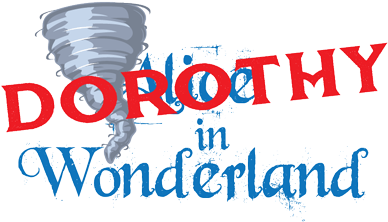 Dorothy In Wonderland - Lucy Wonderland Stencils (421x298), Png Download