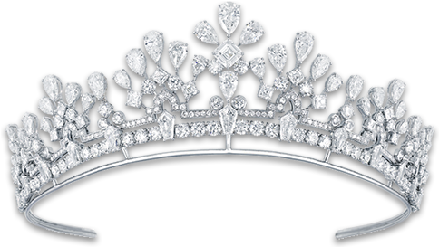 Modern Tiara By Graff - Diamond Tiara Graff (650x550), Png Download