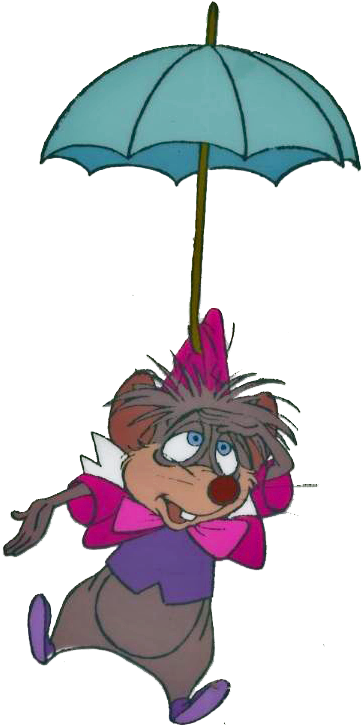 Alice In Wonderland Clipart Dormouse - Alice In Wonderland Mouse Disney (396x752), Png Download