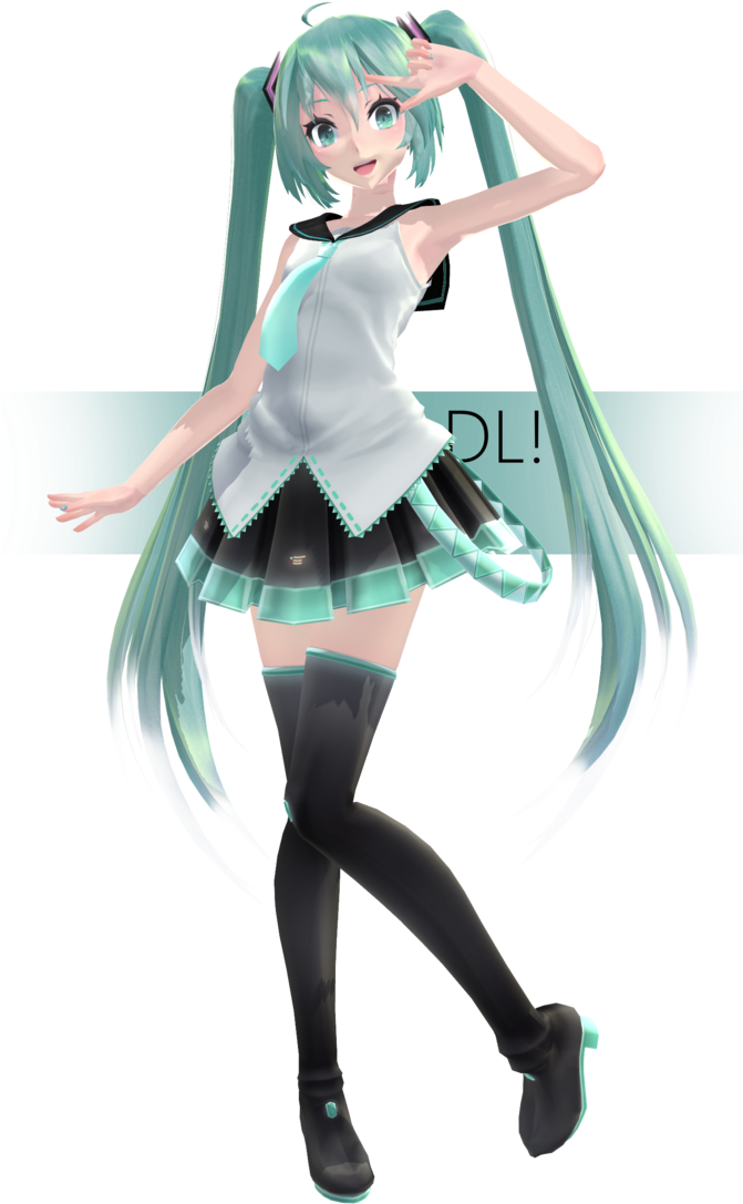 Tda Miku School Style [download ] By Nephnashine-p - Tda Miku Style (670x1191), Png Download