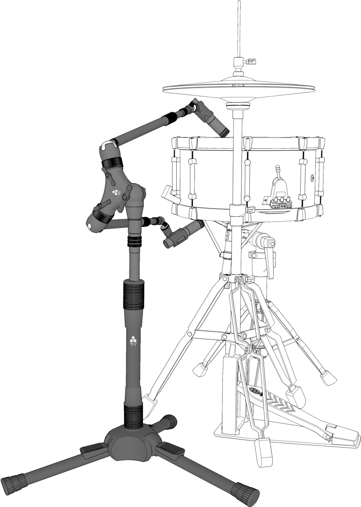 Drummer Can Tell You How Difficult It Can Be To Get - Snare Drum Mic Stand (1000x1000), Png Download