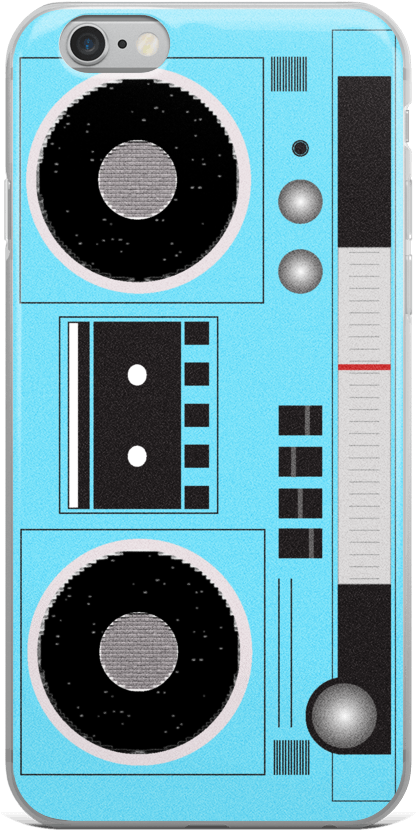 Boom Box Iphone Case - Mobile Phone (1000x1000), Png Download