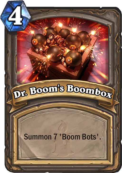 Boom's Boombox - Academic Espionage Hearthstone (567x811), Png Download