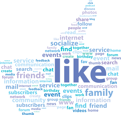 Facebook Likes - Customer Likes You (500x477), Png Download
