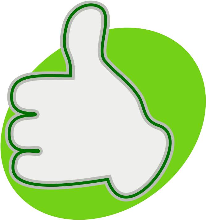 Thumbs Up Facebook Png - Clip Art (768x768), Png Download