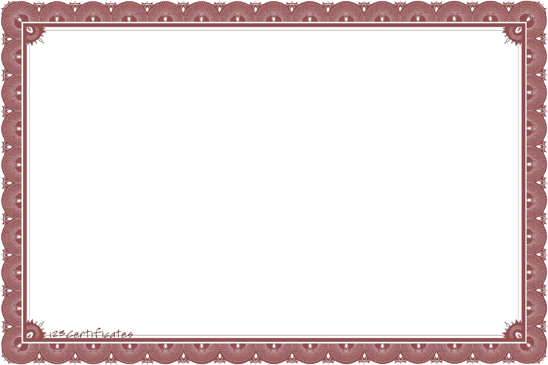 Certificate Border PNG