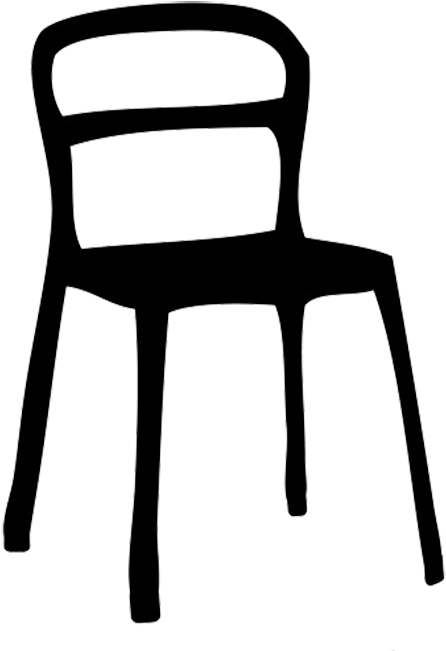 Chair Silhouette At Getdrawings - Furniture (496x709), Png Download