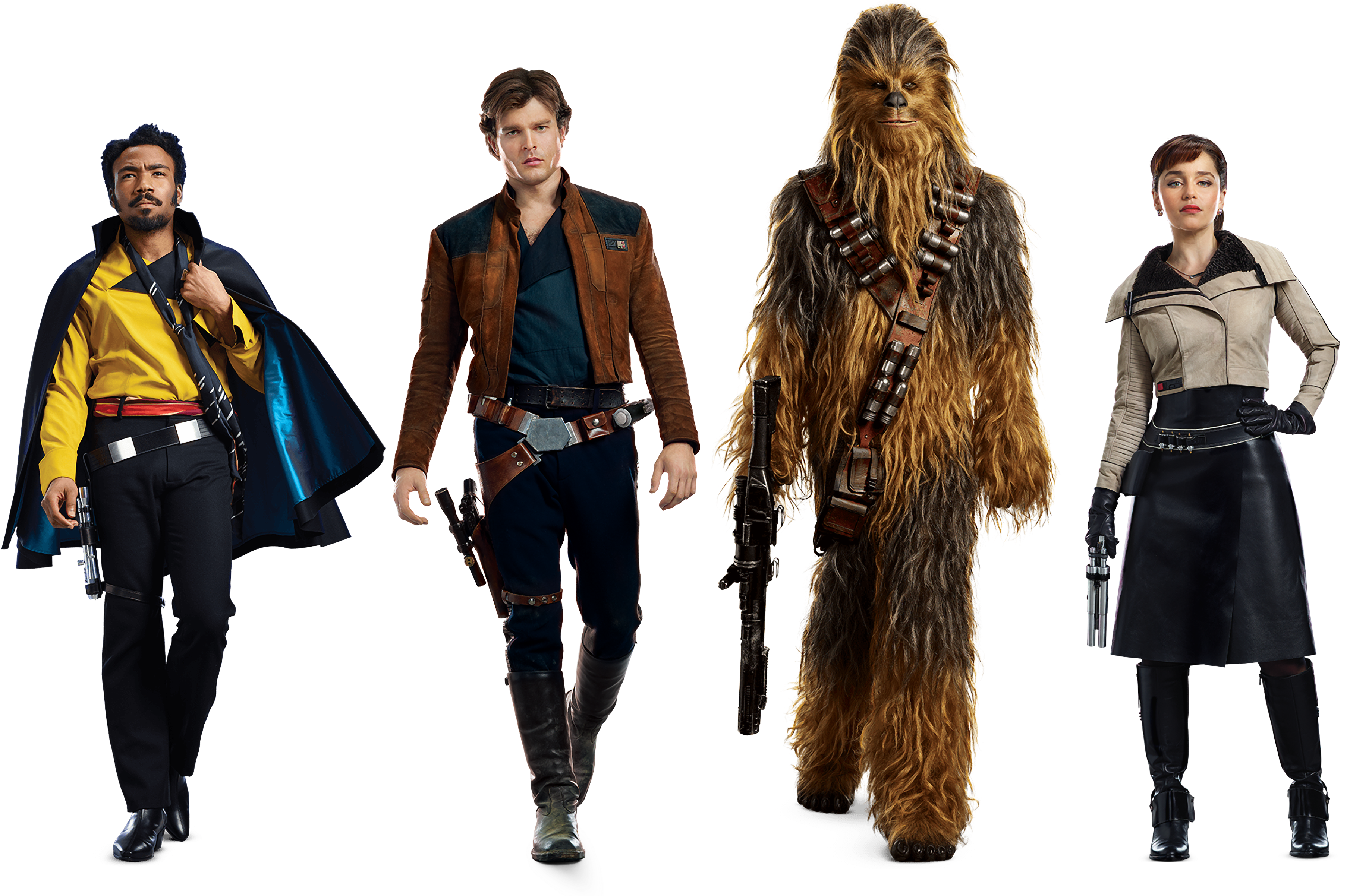 Of Solo A Star Wars Story Transparent Backgrounds - Solo A Star Wars Story Costume (4287x2456), Png Download
