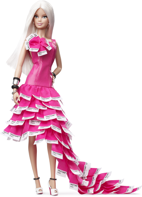 Barbie Pantone (539x800), Png Download