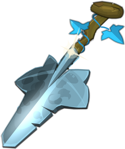Elven Shovel - Shovel Sword (500x500), Png Download