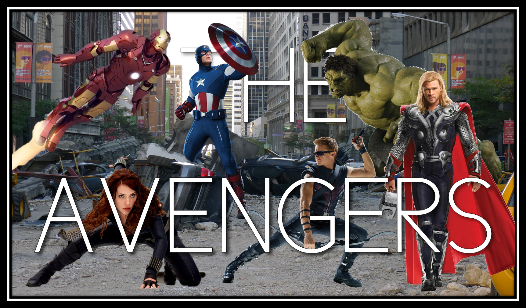 The Avengers - Fathead Thor: Avengers Live Action Photo Graphic Wall (1724x1010), Png Download