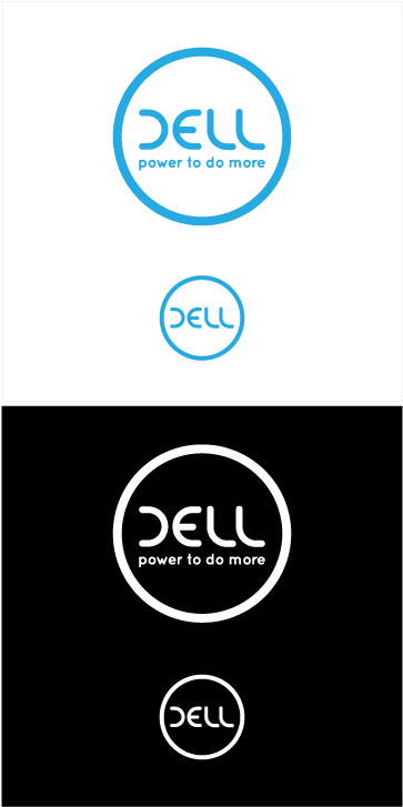 Graphic Design, Communications, Pr - Dell Logo Rebrand (612x792), Png Download