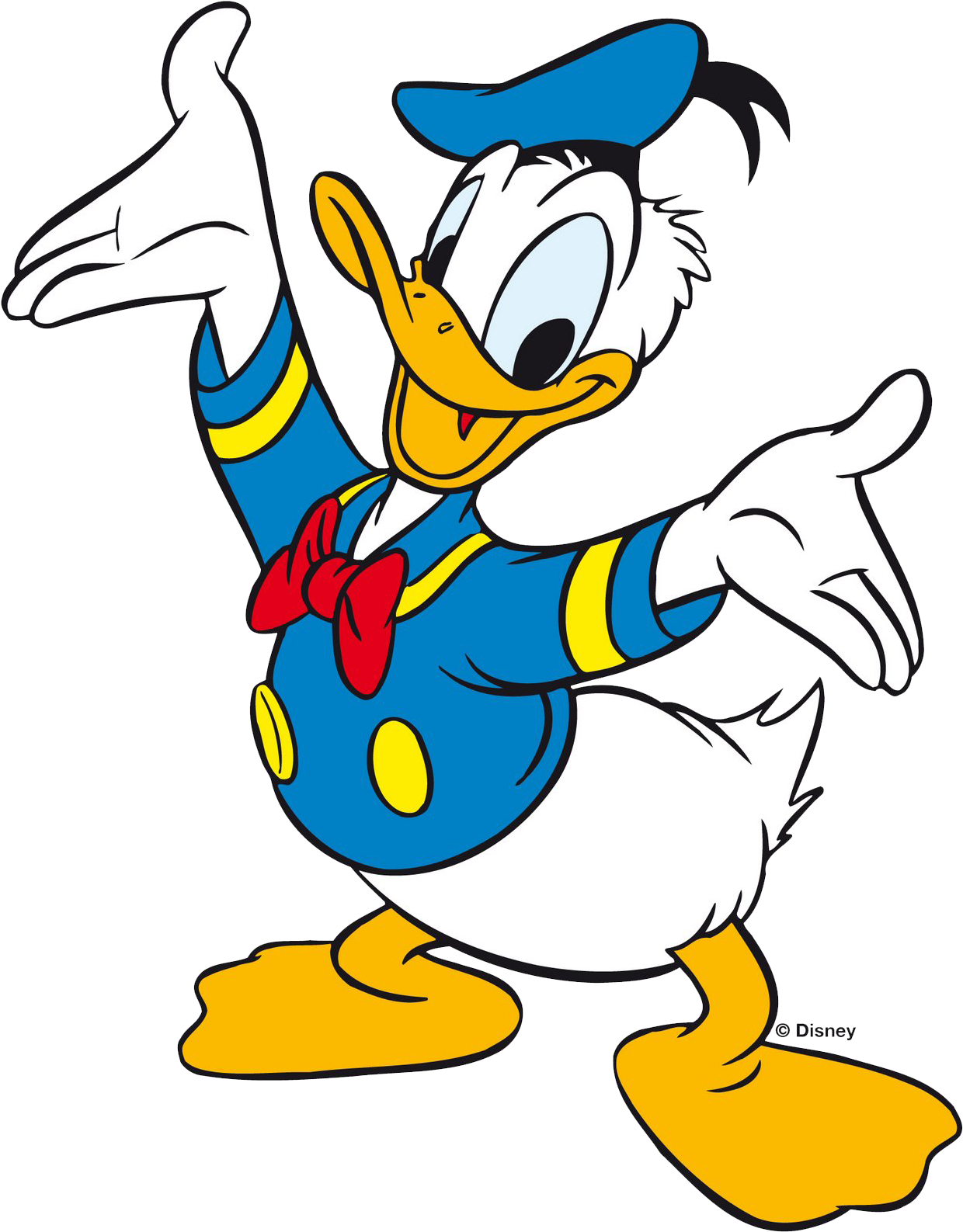 Donald Duck Png Image - Donald Duck Png (1239x1586), Png Download