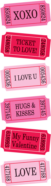 Love Tickets Stickers - Starbucks Coffee Pink (200x650), Png Download