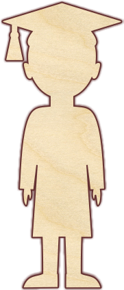 Love Wood Clipart Graduation - Graduate School (433x433), Png Download