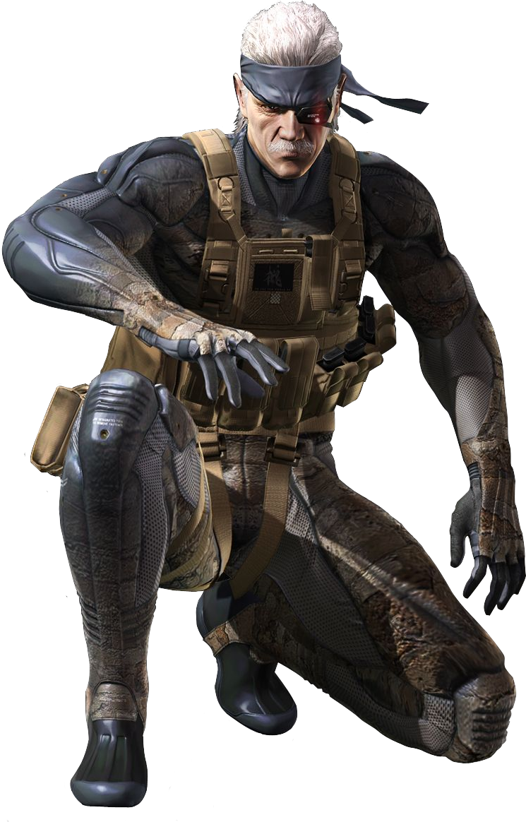 Metal Gear Solid4 - Metal Gear Solid 4 Png (745x1164), Png Download