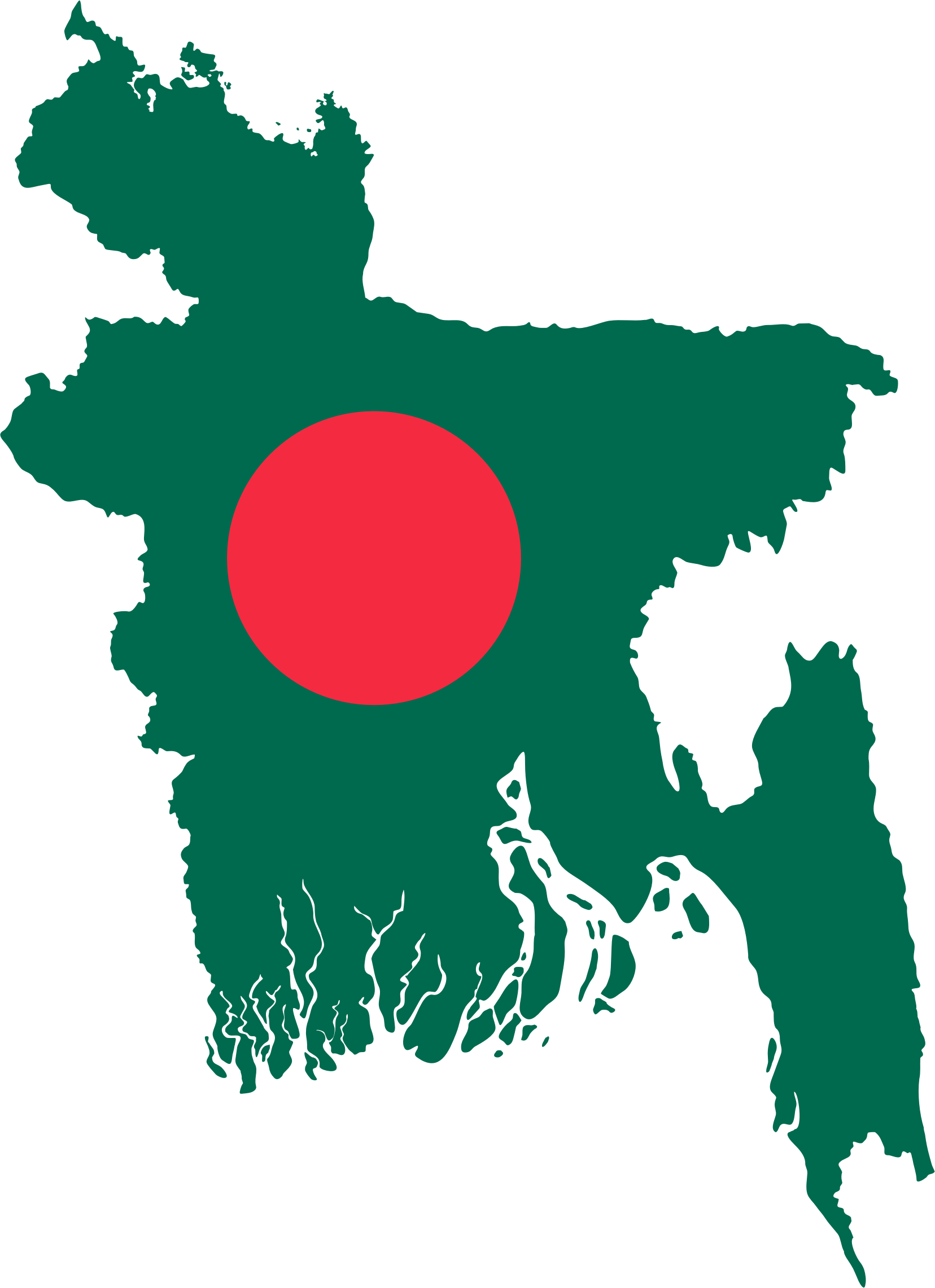 This Free Icons Png Design Of Bangladesh Map Flag (1656x2282), Png Download