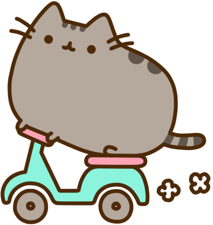 Stickers De Facebook Pusheen (425x448), Png Download