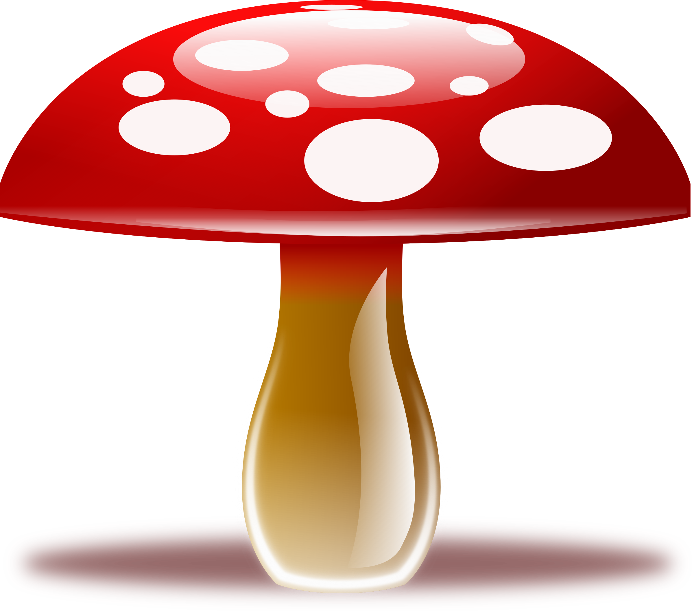 Mushroom - Mushroom Clipart Png (2400x2111), Png Download