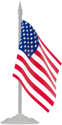 American Flag Pole Png - Liberian Flag Png (640x480), Png Download