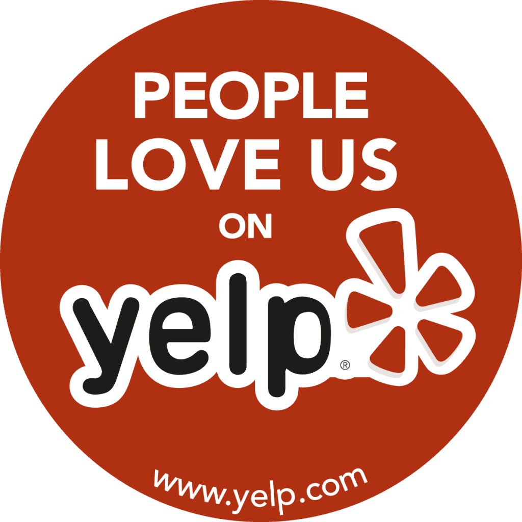 Yelp Badge Png - People Love Us On Yelp Transparent (1024x1024), Png Download